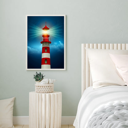 Seaside Lighthouse - Full Square Drill Diamond Painting 30*40CM