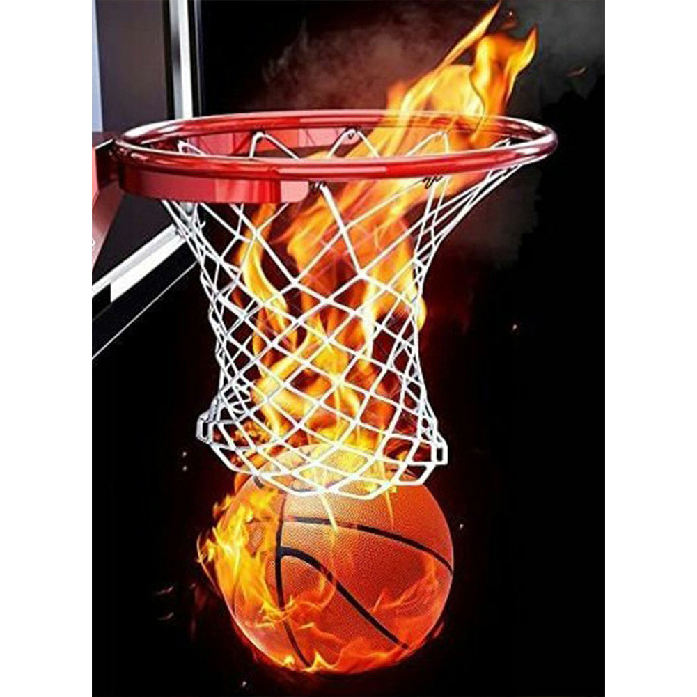 Basketball Fire - Full Square Drill Diamond Painting 30*40CM