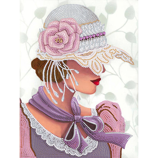 Elegant Woman - Special Shaped Drill Diamond Painting 30*40cm