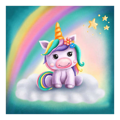 Unicorn - Full Square Drill Diamond Painting 30*30CM