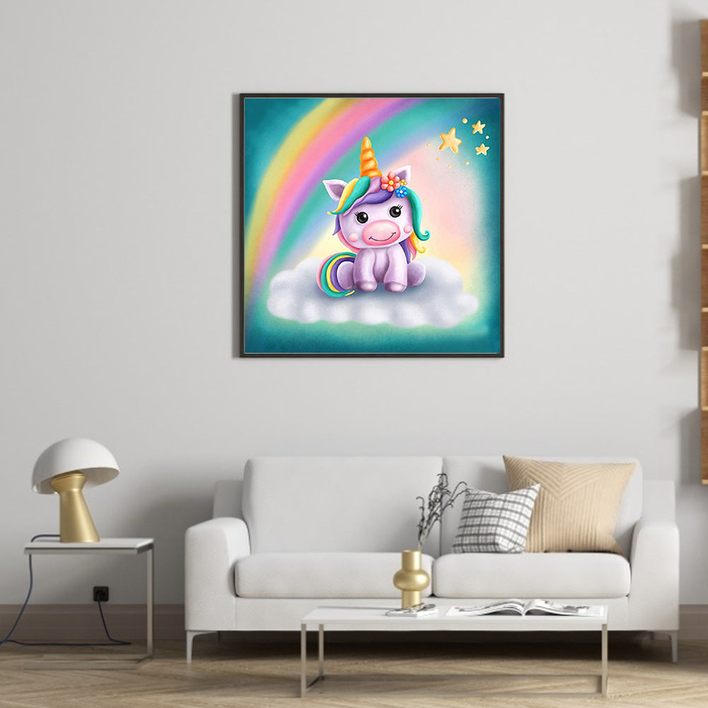 Unicorn - Full Square Drill Diamond Painting 30*30CM