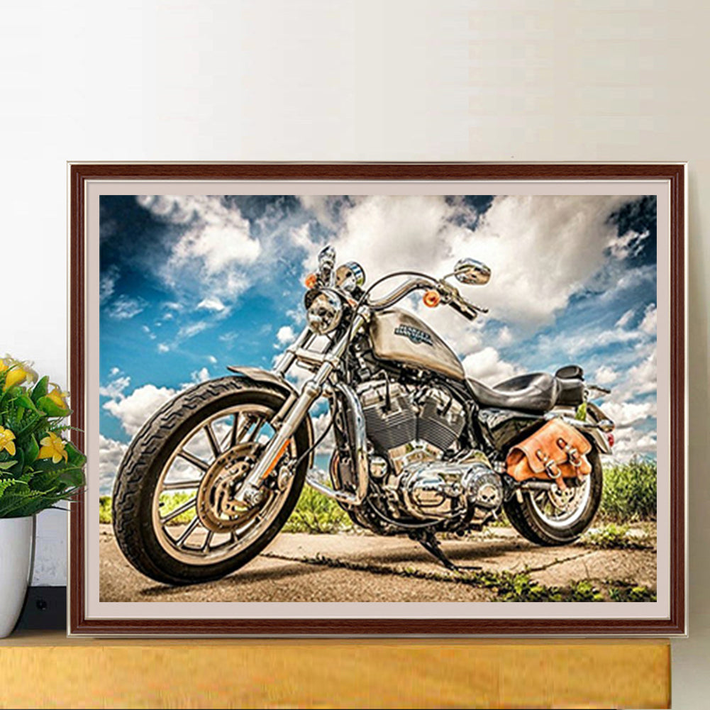 Motorcycle - Full Square Drill Diamond Painting 40*30CM