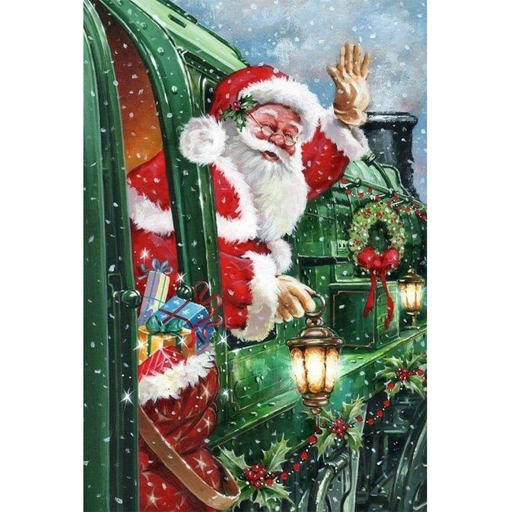 Santa Claus - Full Round Drill Diamond Painting 35*50CM