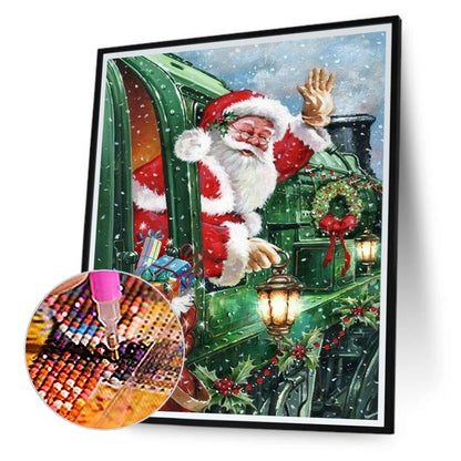 Santa Claus - Full Round Drill Diamond Painting 35*50CM