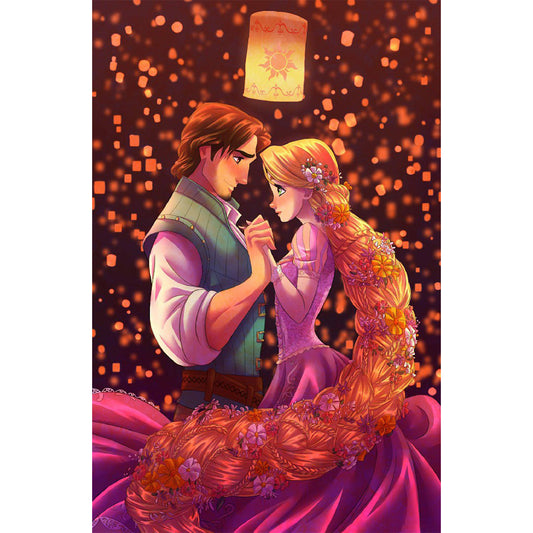 Le Pei Rapunzel - Full Round Drill Diamond Painting 30*50CM