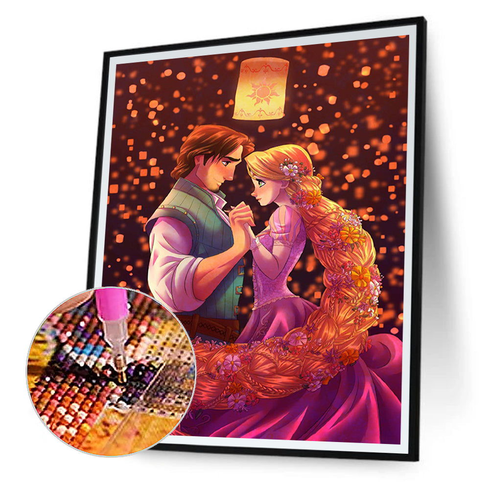 Le Pei Rapunzel - Full Round Drill Diamond Painting 30*50CM