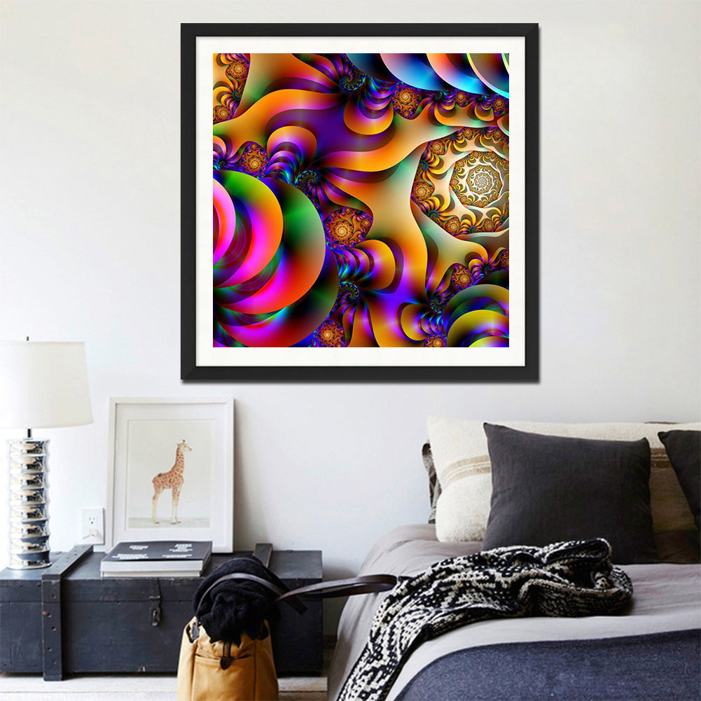 Fractal Art - Full Round Drill Diamond Painting 40*40CM