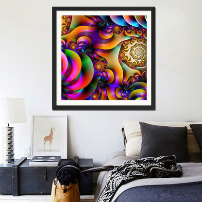 Fractal Art - Full Round Drill Diamond Painting 40*40CM