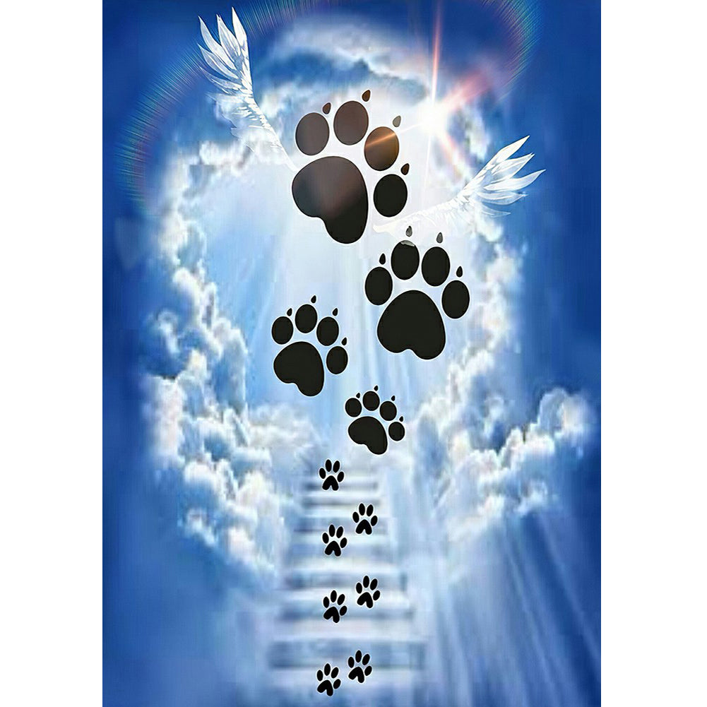 Paw Ladder - Full Round Drill Diamond Painting 40*50CM