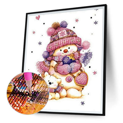 Little Snowman - Full Round Drill Diamond Painting 40*50CM