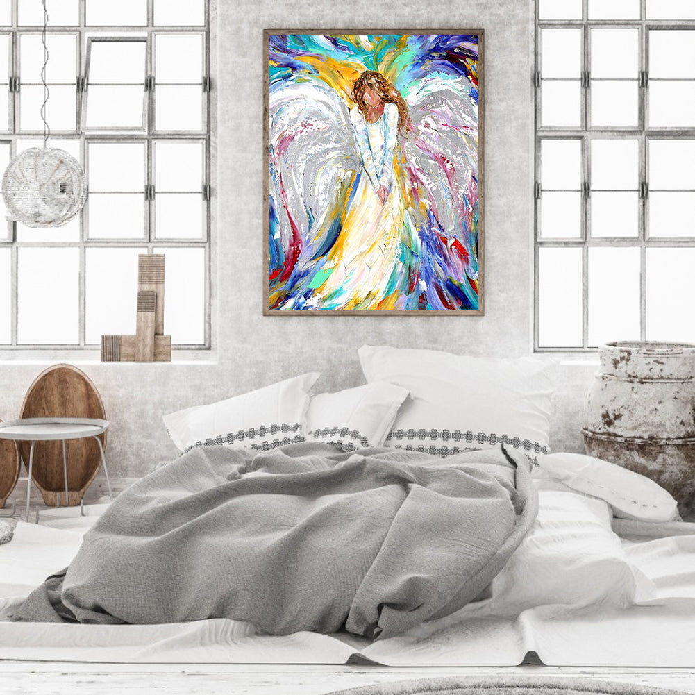 Winged Angel - Full Round Drill Diamond Painting 40*50CM