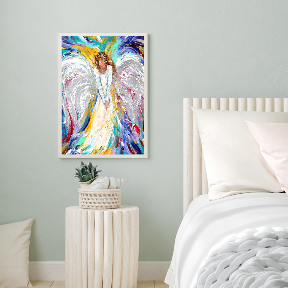 Winged Angel - Full Round Drill Diamond Painting 40*50CM