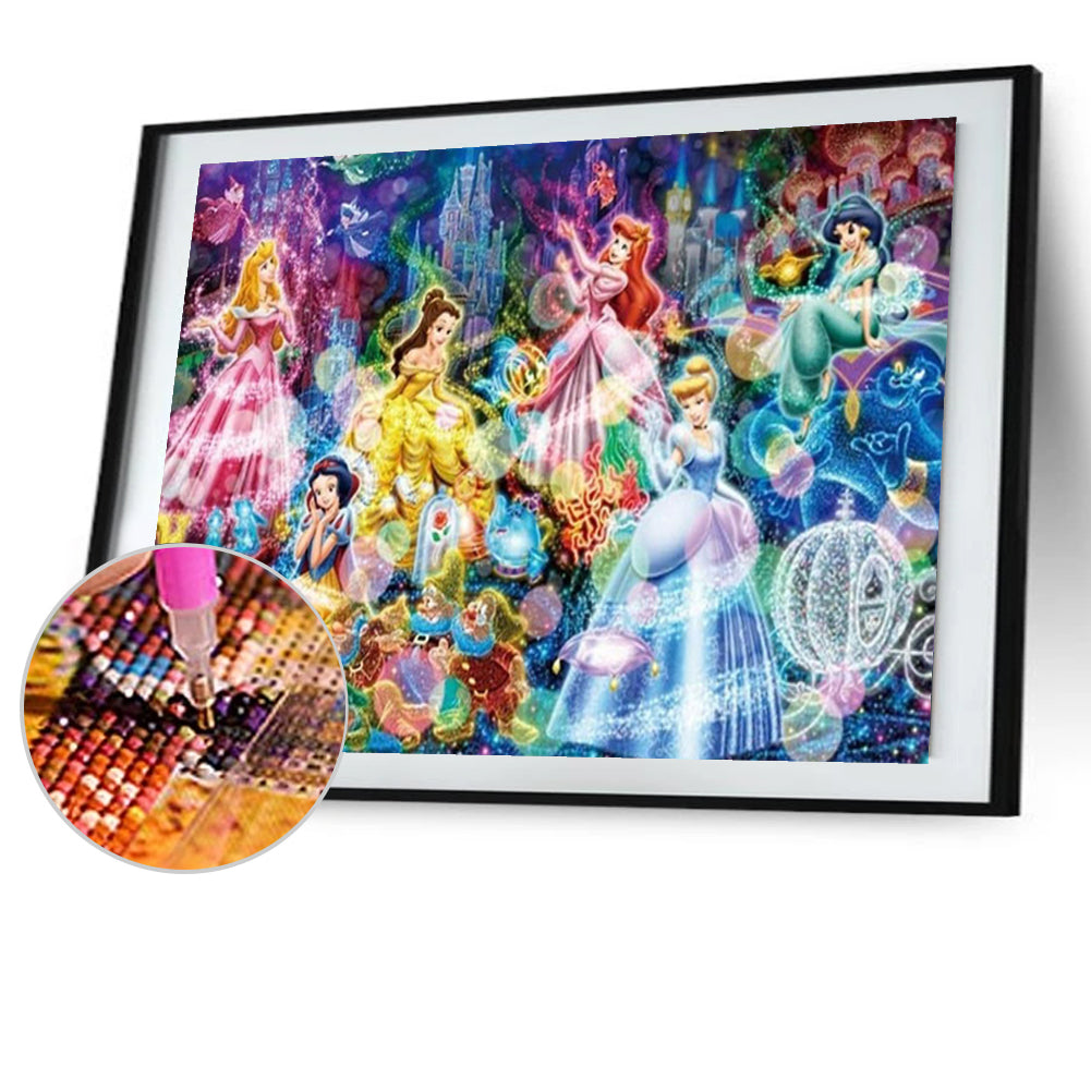 Disney Princess - Full Round Drill Diamond Painting 50*40CM