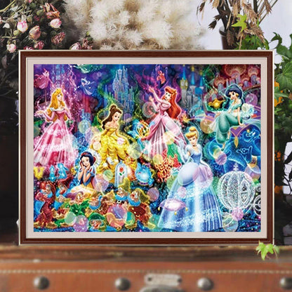 Disney Princess - Full Round Drill Diamond Painting 50*40CM