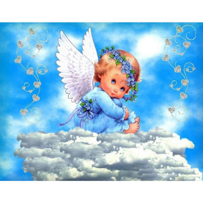 Angel Baby - Full Round Drill Diamond Painting 50*40CM