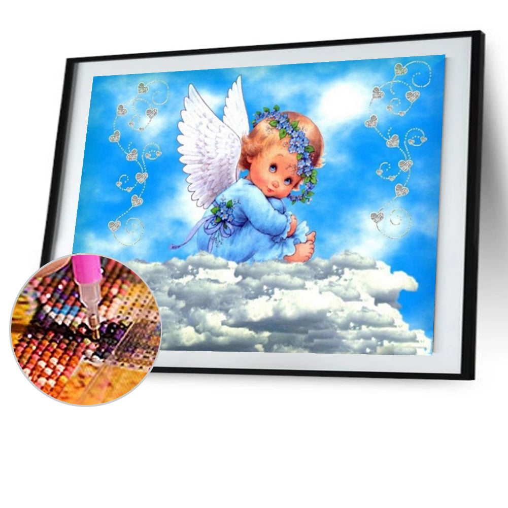 Angel Baby - Full Round Drill Diamond Painting 50*40CM