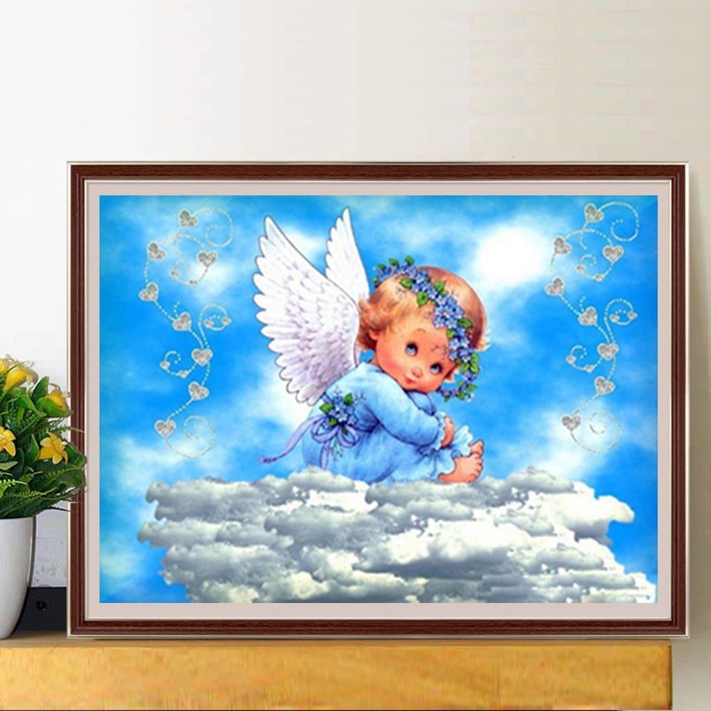 Angel Baby - Full Round Drill Diamond Painting 50*40CM