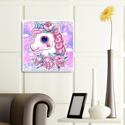 Unicorn - Full Round Drill Diamond Painting 30*30CM