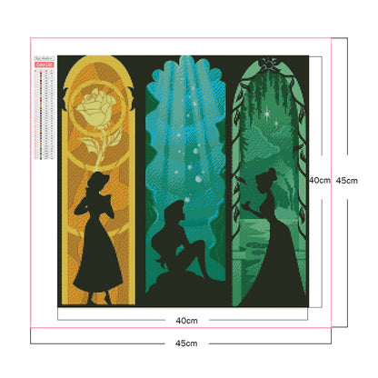 Disney Princess - Full Square Drill Diamond Painting 40*40CM