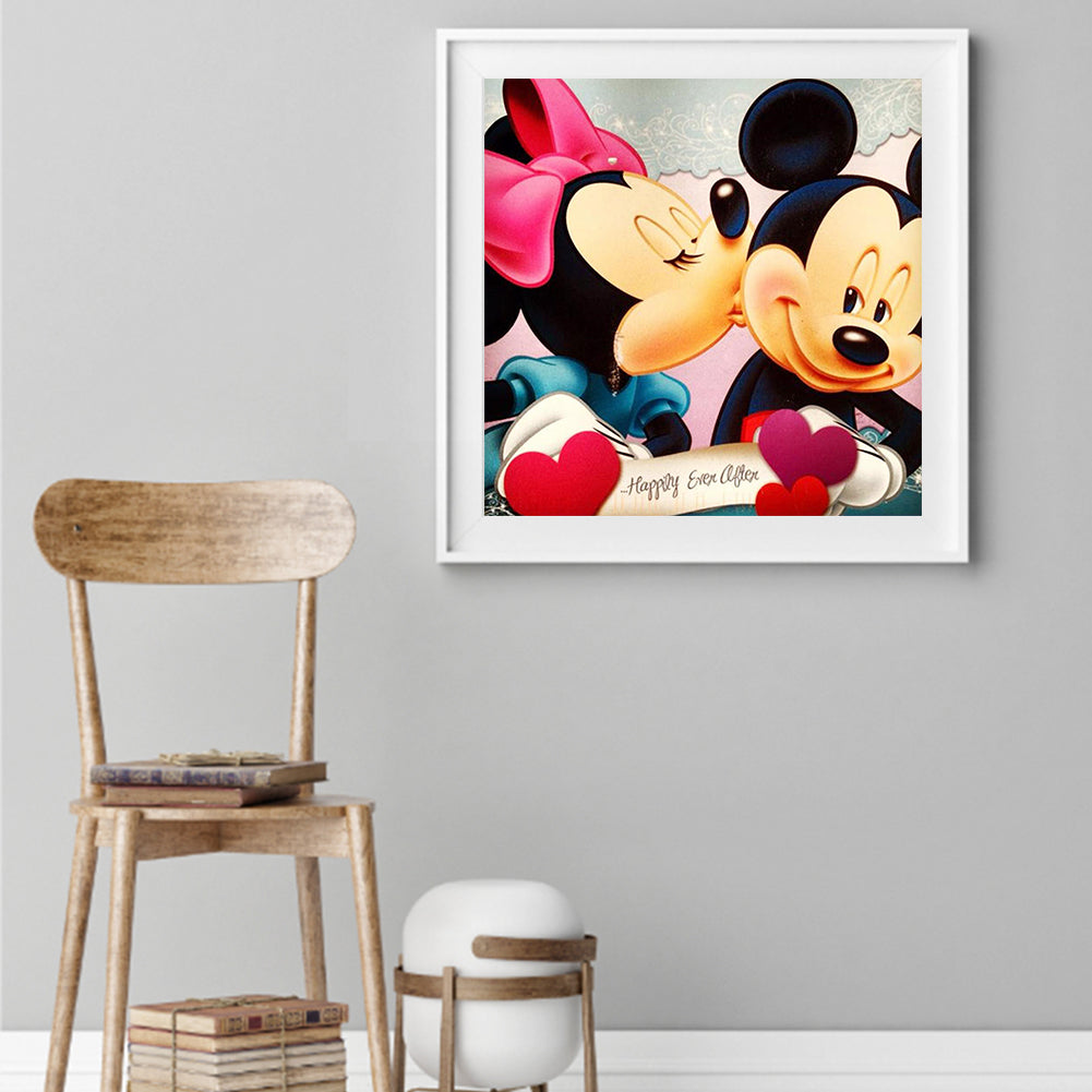 Mickey And Minnie - Full Square Drill Diamond Painting 40*40CM