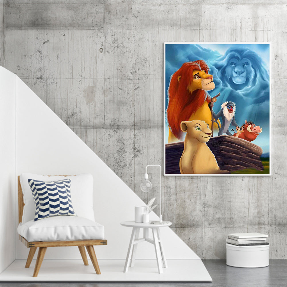 Lion King - Full Square Drill Diamond Painting 40*50CM