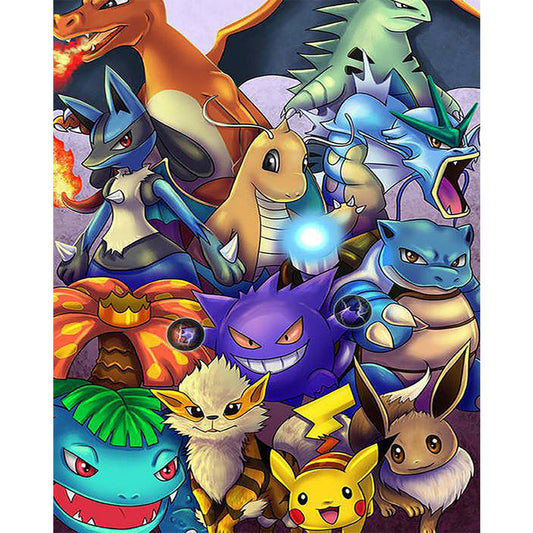 Pokemon - Full Square Drill Diamond Painting 40*50CM