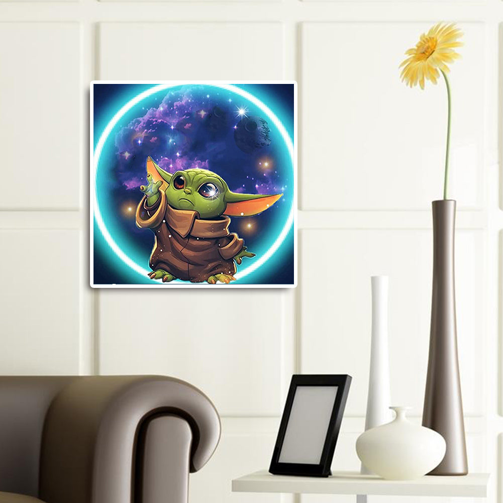 Aperture Yoda - Full Round Drill Diamond Painting 40*40CM