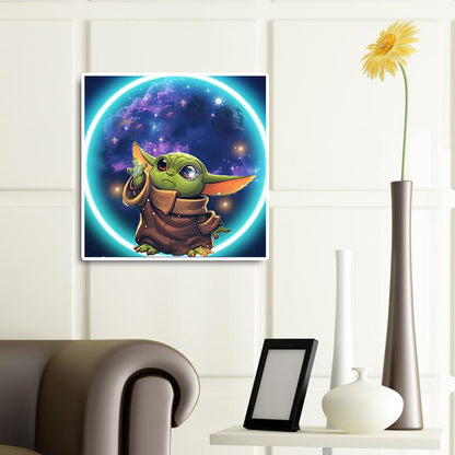 Aperture Yoda - Full Round Drill Diamond Painting 40*40CM