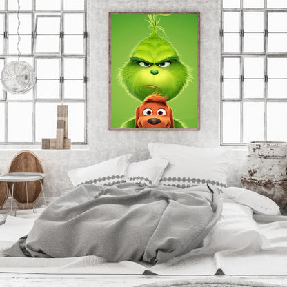 Green Monster - Full Round Drill Diamond Painting 50*60CM