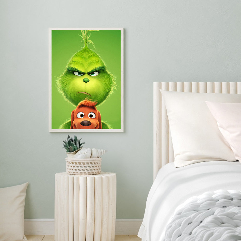 Green Monster - Full Round Drill Diamond Painting 50*60CM