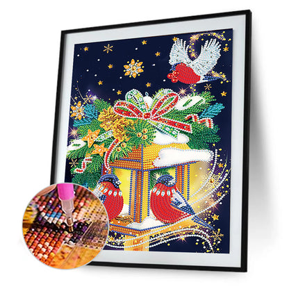 Christmas Atmosphere - Special Shaped Drill Diamond Painting 30*40cm