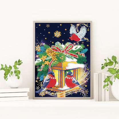 Christmas Atmosphere - Special Shaped Drill Diamond Painting 30*40cm