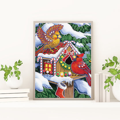 Christmas Atmosphere - Special Shaped Drill Diamond Painting 30*40cm