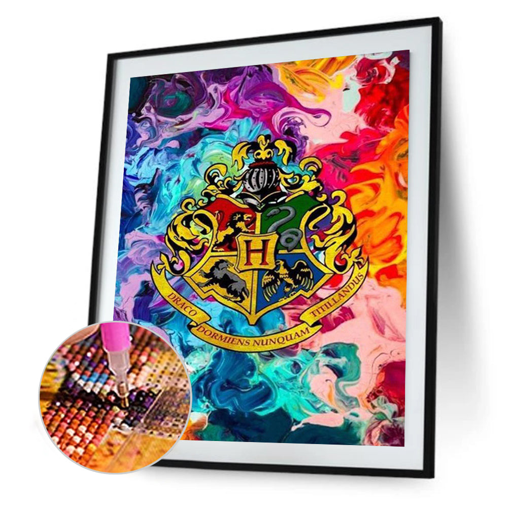 Harry Potter Academy Badge - Full Square Drill Diamond Painting 40*50CM