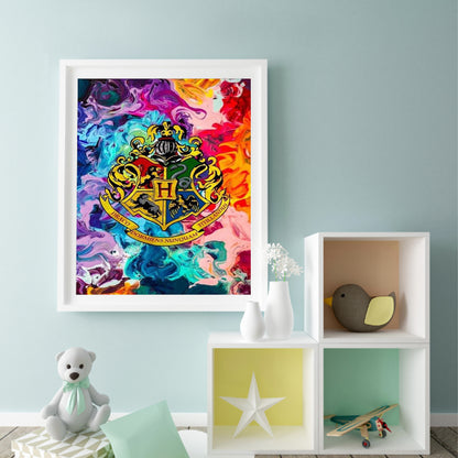 Harry Potter Academy Badge - Full Square Drill Diamond Painting 40*50CM