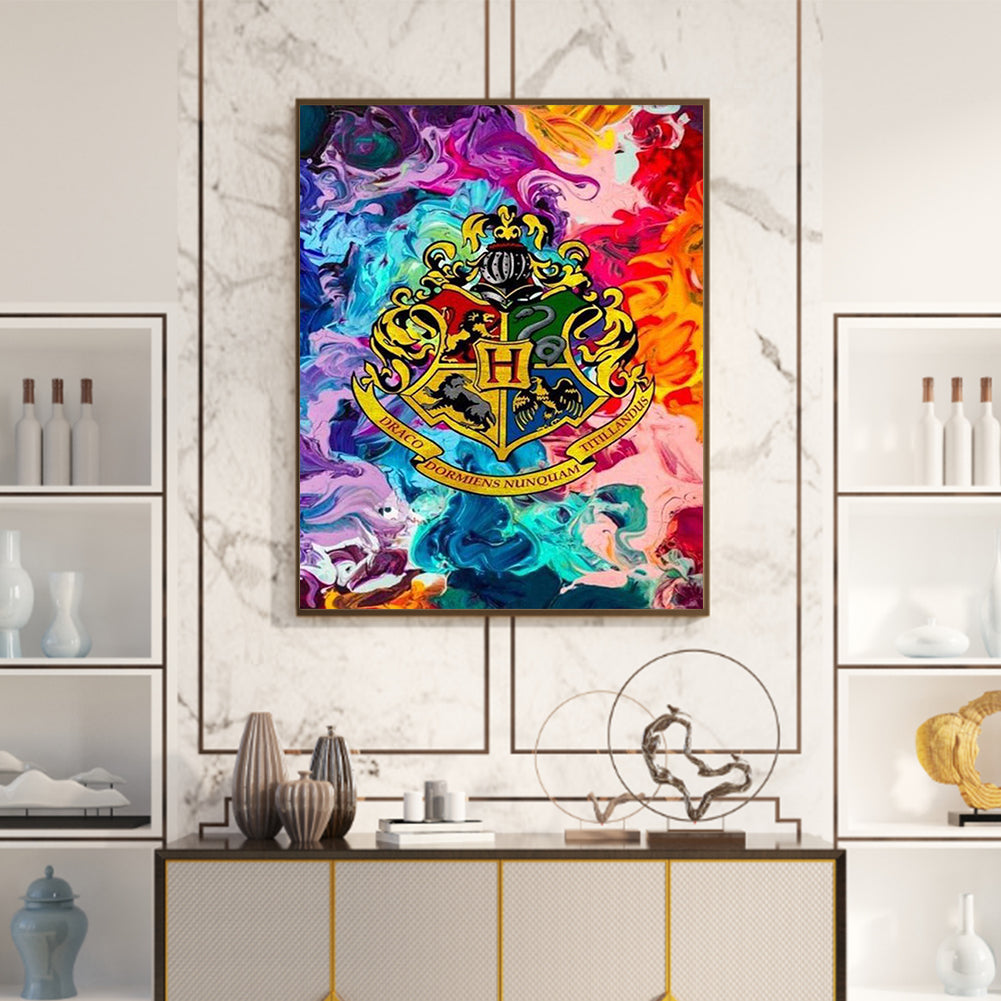 Harry Potter Academy Badge - Full Square Drill Diamond Painting 40*50CM