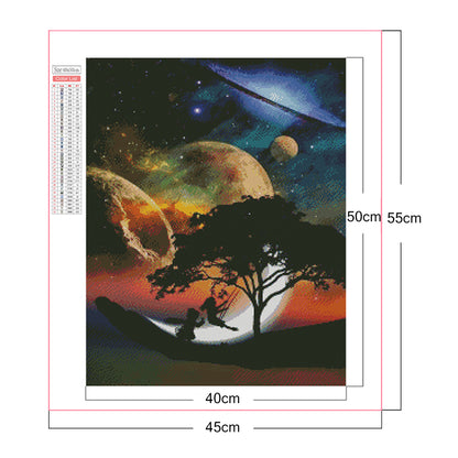 Romantic Night - Full Square Drill Diamond Painting 40*50CM