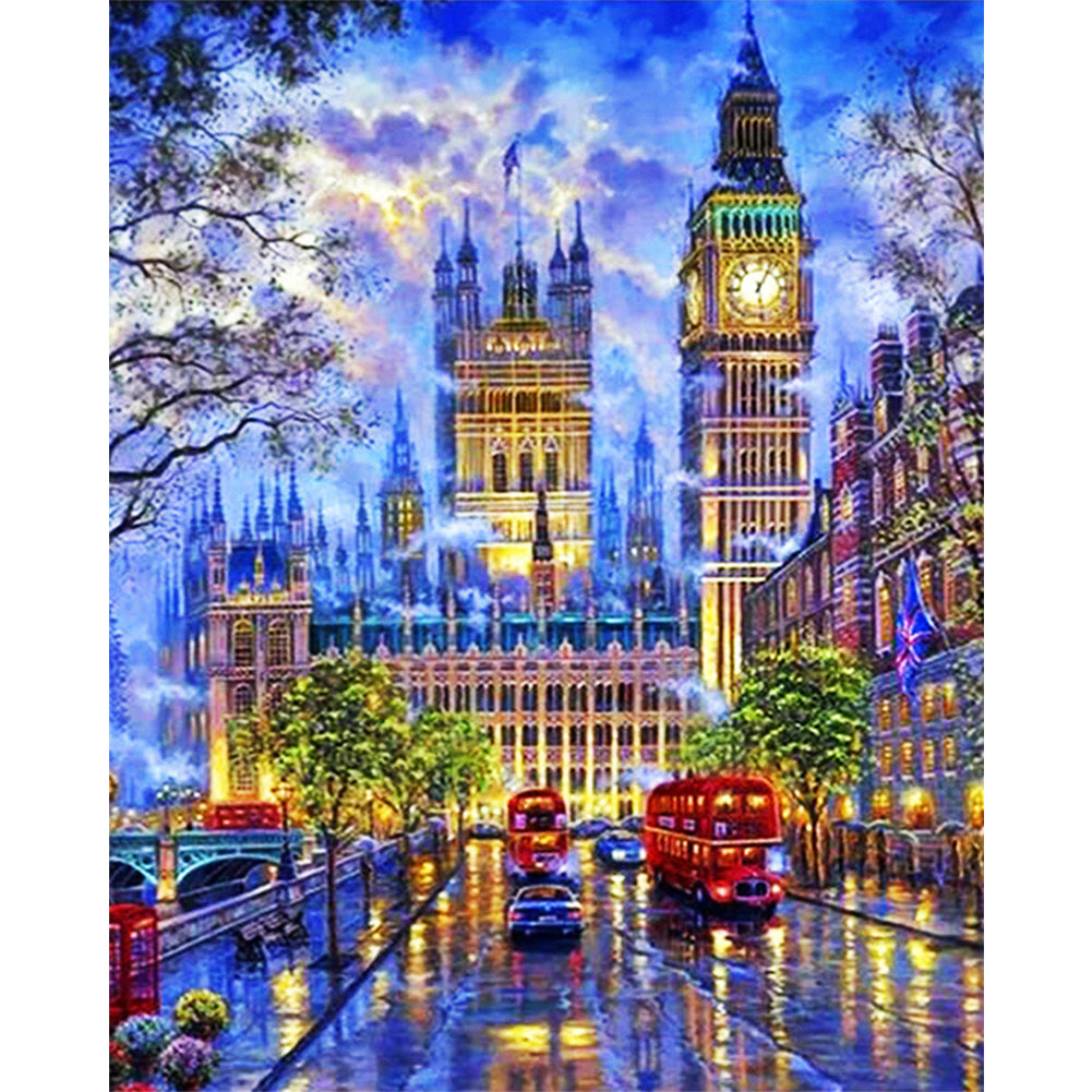 Paris Street - Full Square Drill Diamond Painting 40*50CM