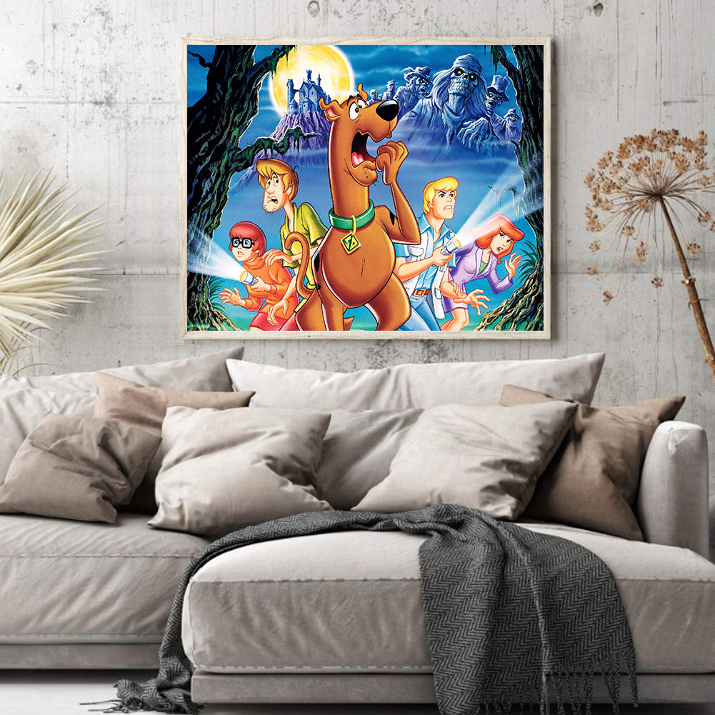 Scooby Doo - Full Square Drill Diamond Painting 50*40CM