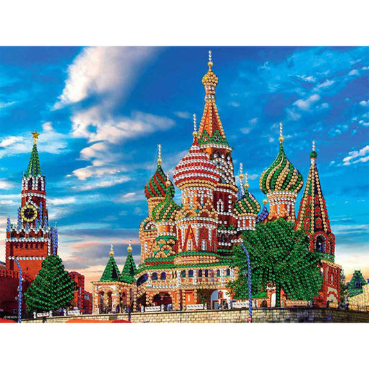 Basil'S Ascension Cathedral - Special Shaped Drill Diamond Painting 40*30CM