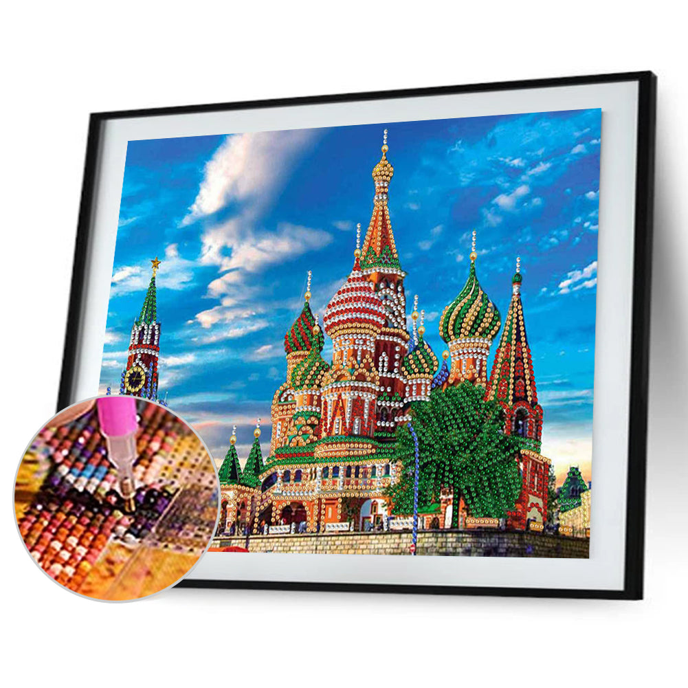 Basil'S Ascension Cathedral - Special Shaped Drill Diamond Painting 40*30CM