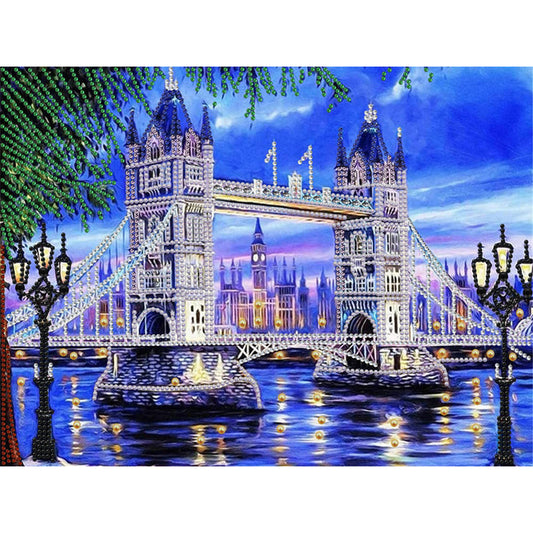 Tower Bridge - Special Shaped Drill Diamond Painting 40*30CM