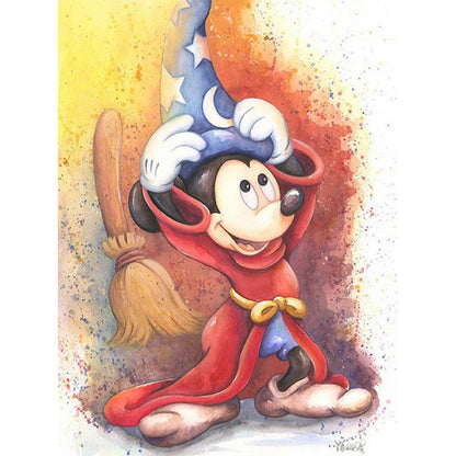 Magician Mickey - Full Square Drill Diamond Painting 40*50CM