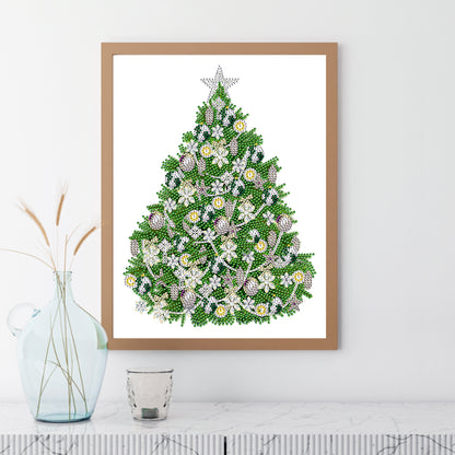 Christmas Tree - Special Shaped Drill Diamond Painting 30*40CM