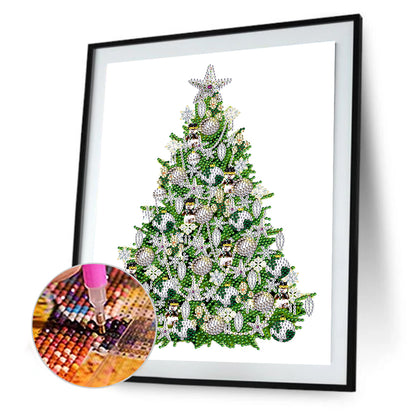 Christmas Tree - Special Shaped Drill Diamond Painting 30*40CM