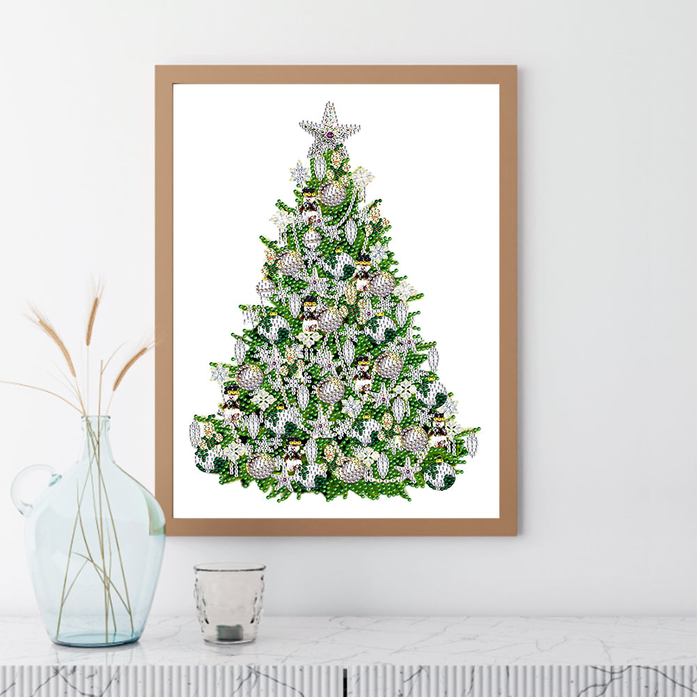 Christmas Tree - Special Shaped Drill Diamond Painting 30*40CM