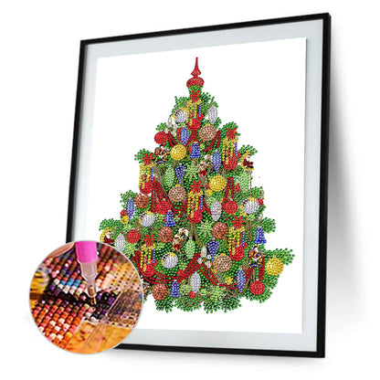 Christmas Tree - Special Shaped Drill Diamond Painting 30*40CM