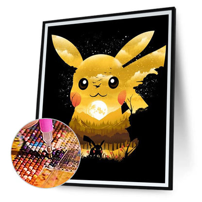 Pikachu - Full Round Drill Diamond Painting 40*50CM