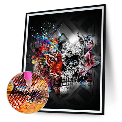 Skeleton - Full Round Drill Diamond Painting 40*50CM