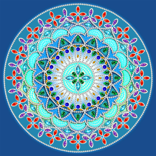 Mandala - Special Shaped Drill Diamond Painting 30*30cm